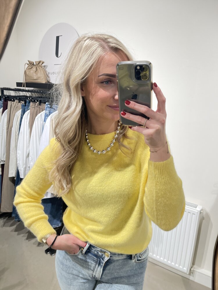 Just be Jolie Lucy Alpaca Sweater Yellow