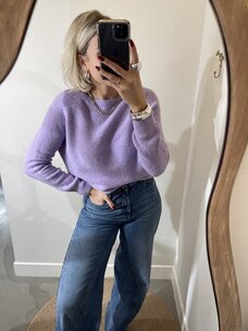 Just be Jolie Lucy Alpaca Sweater Lila