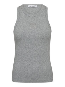 Co'Couture SaharaCC Embroidery Tank Top Light Grey