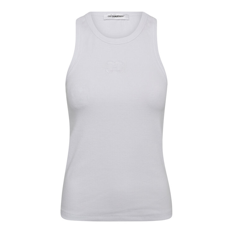 Co'Couture SaharaCC Embroidery Tank Top White