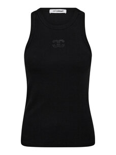 Co'Couture SaharaCC Embroidery Tank Top Black