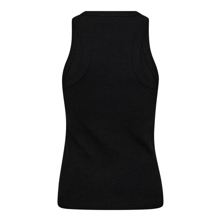 Co'Couture SaharaCC Embroidery Tank Top Black