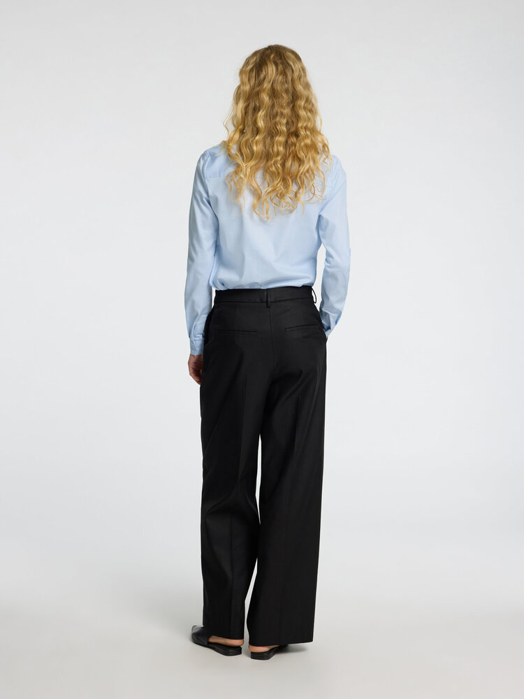 Selected Femme Romie LS Fitted Shirt NOOS Light Blue