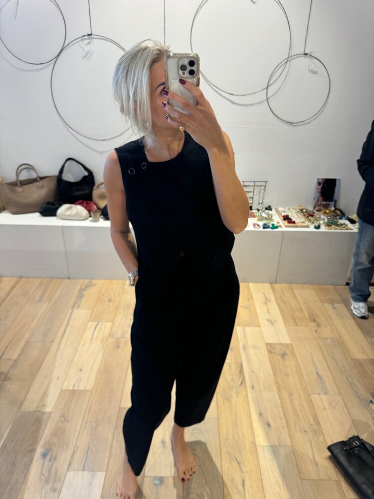 Co'Couture VolaCC Barrel Pleat Pant Black