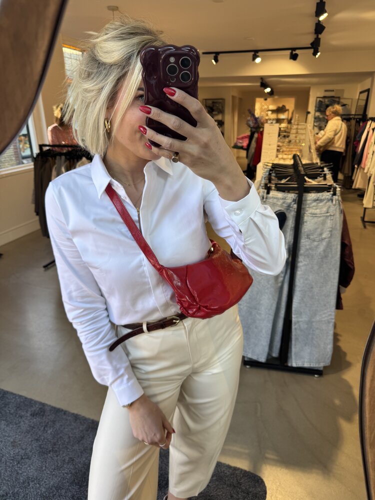 Selected Femme Romie LS Fitted Shirt NOOS Bright White