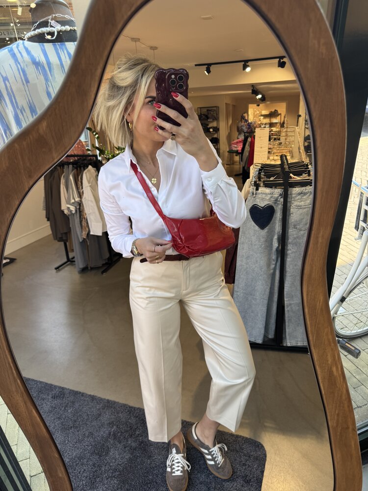 Selected Femme Romie LS Fitted Shirt NOOS Bright White