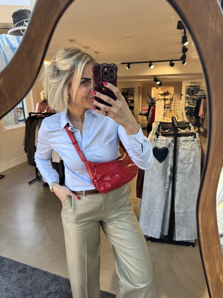 Selected Femme Romie LS Fitted Shirt NOOS Light Blue