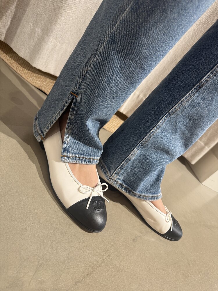 Just be Jolie Billie High Waist Straight Slit Denim