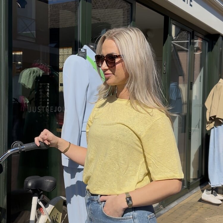 Selected Femme Vilja Linen SS Tee Sundress