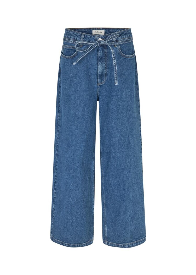 Selected Femme IsoldeMD Solid Pants Distressed Blue