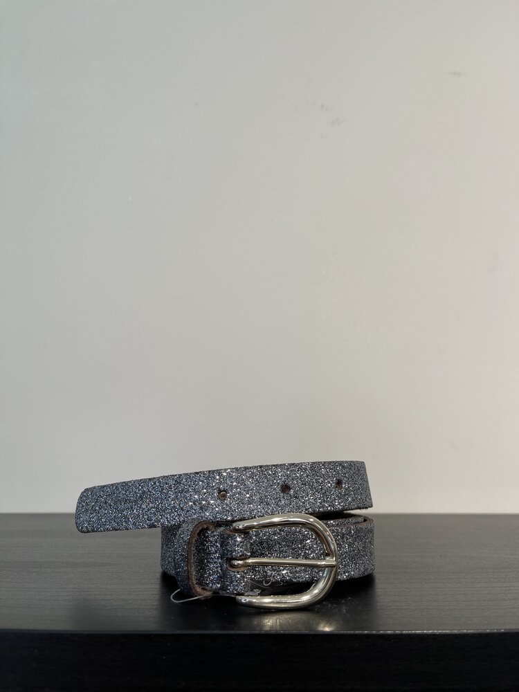 Elvy Glitter Belt Women Grey