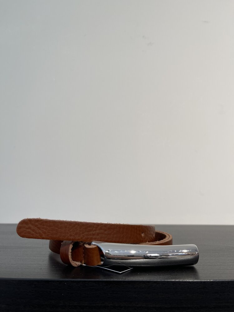 Elvy Minnesota Belt Women Cognac Silver 15440