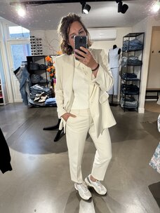 Selected Femme Rita LS Relaxed Blazer PD NOOS Birch