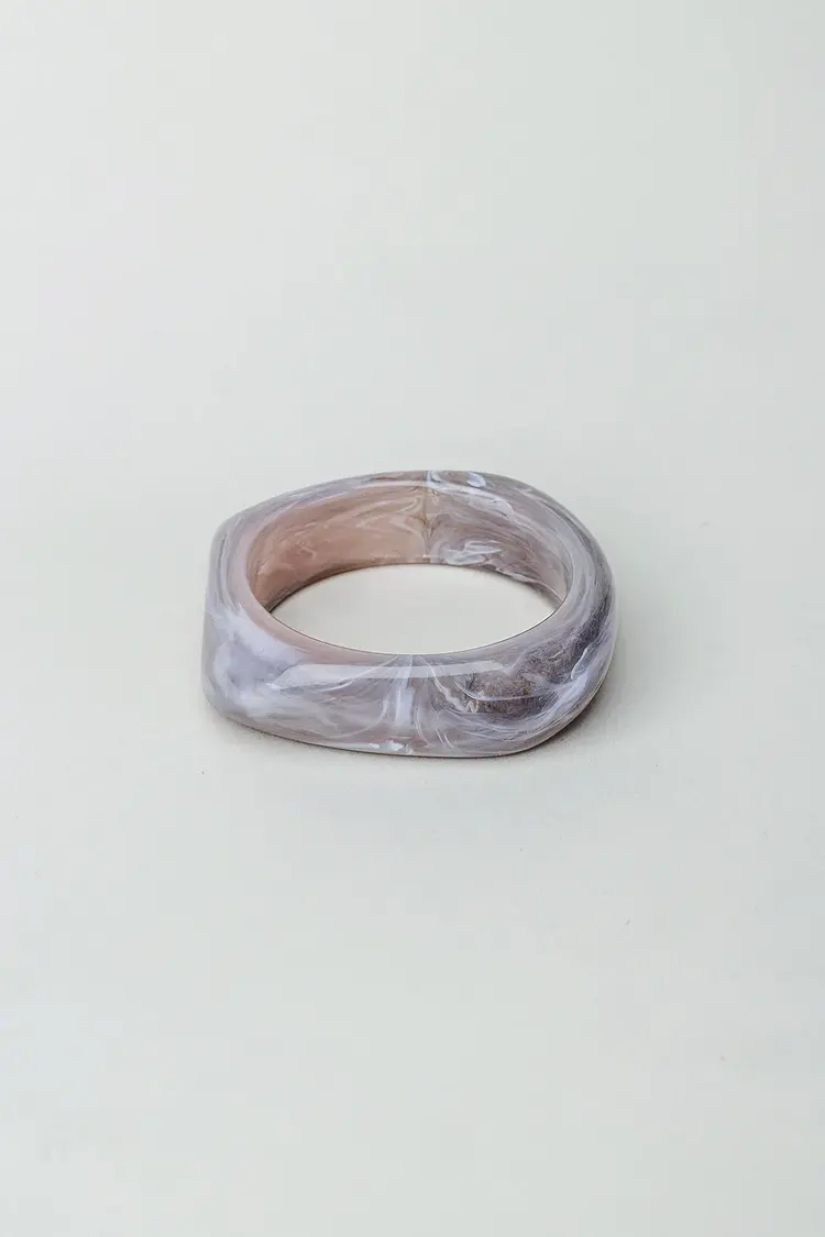Bow19 Big Square Bracelet Grey