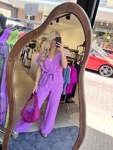 Just be Jolie Lola Jumpsuit Purple