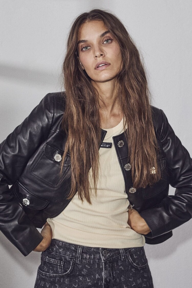 Haute L'Amitié Rib Badge Tank Almond