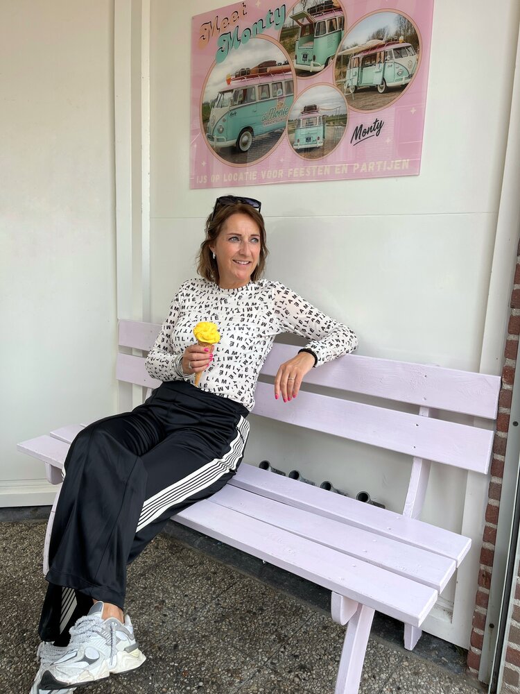 Haute L'Amitié Baggy Track Pants Black