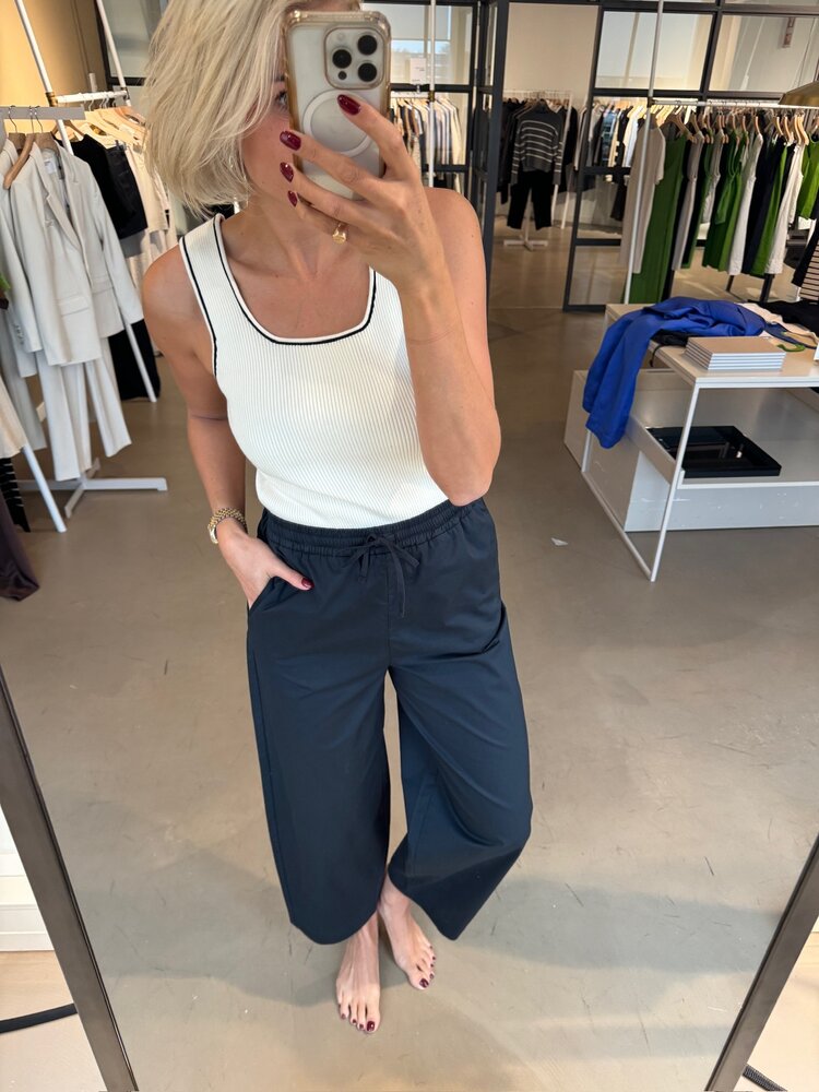 Selected Femme Juma HW Loose Barrel Pant Black