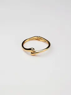 Bow19 Twin Drop Bracelet Gold
