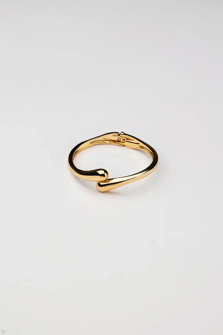 Bow19 Twin Drop Bracelet Gold