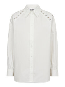 Co'Couture TrinaCC Eyelet Shirt White