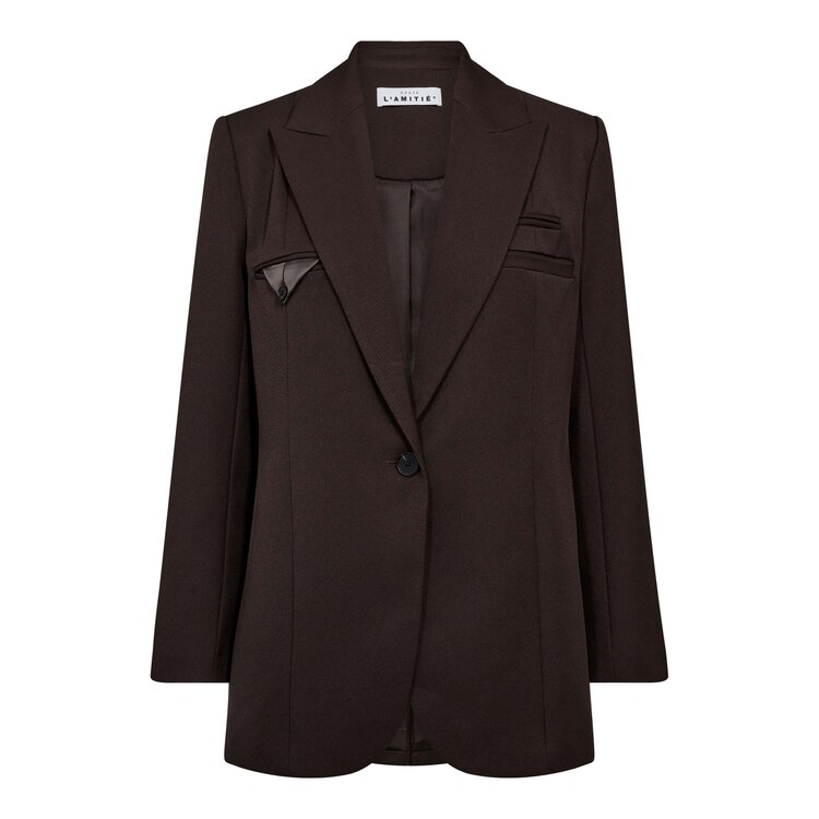 Haute L'Amitié Premiere Single Blazer Mocca