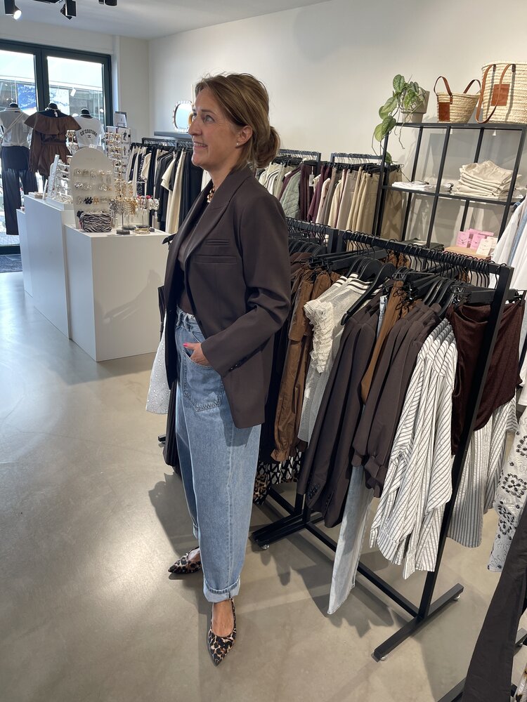 Haute L'Amitié Premiere Single Blazer Mocca