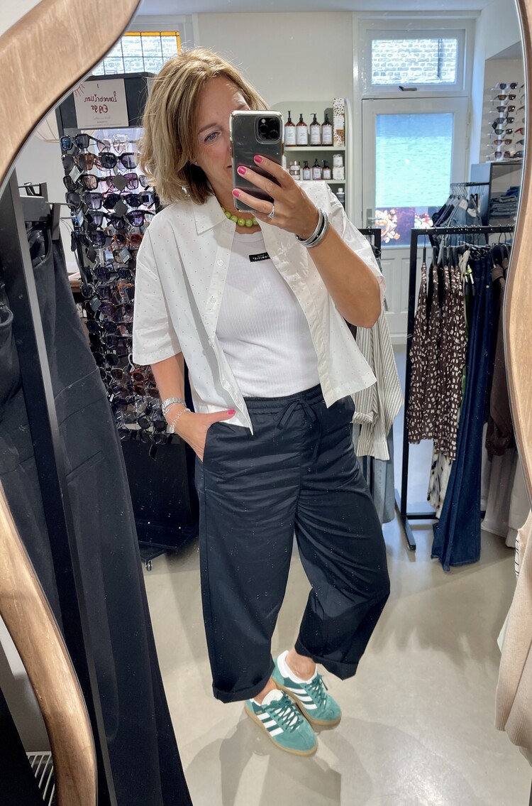 Selected Femme Juma HW Loose Barrel Pant Black