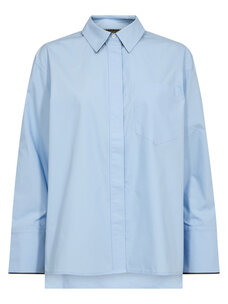 Co'Couture DonnaCC Fold Cuff Shirt Pale Blue