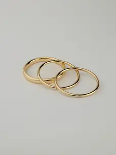 Bow19 Bangle Set Of Gold