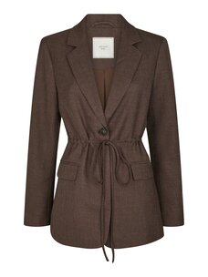 Neo Noir Jemmie Melange Blazer Brown Melange