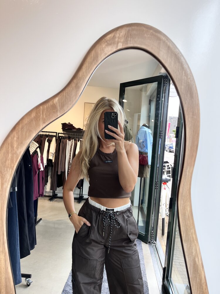 Haute L'Amitié Cargo Pull On Trouser Mocca