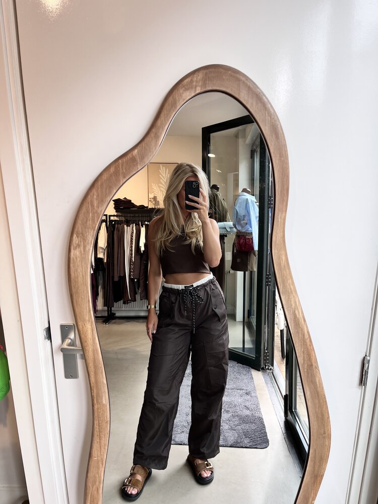 Haute L'Amitié Cargo Pull On Trouser Mocca