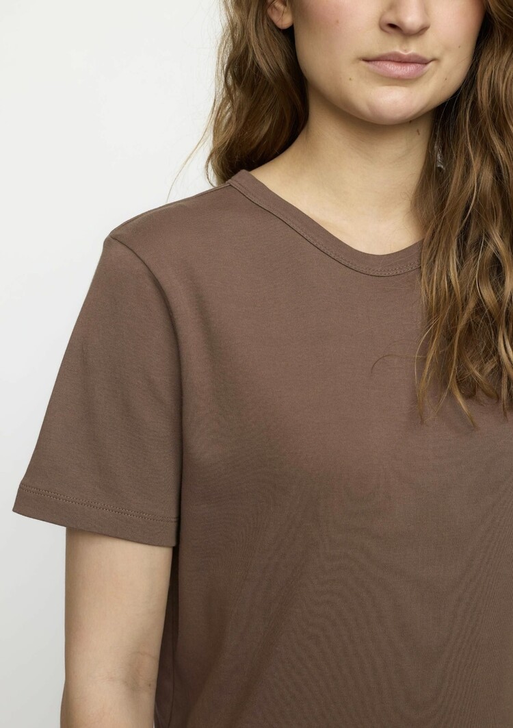 Soft Rebels Hella T-shirt Gots Coffee Quartz