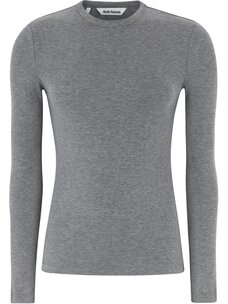 Soft Rebels Roman O-neck Medium Grey Melange