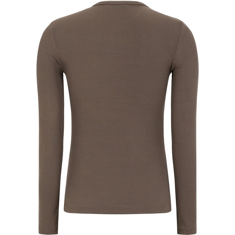 Soft Rebels Fenja O-neck Top Coffee Quartz