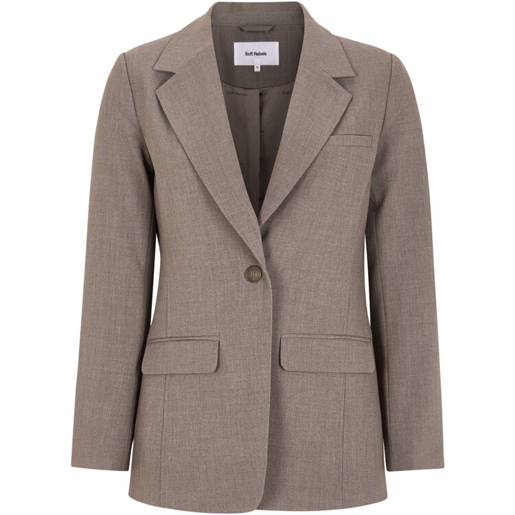Soft Rebels Vilja Blazer GRS Coffee Quartz