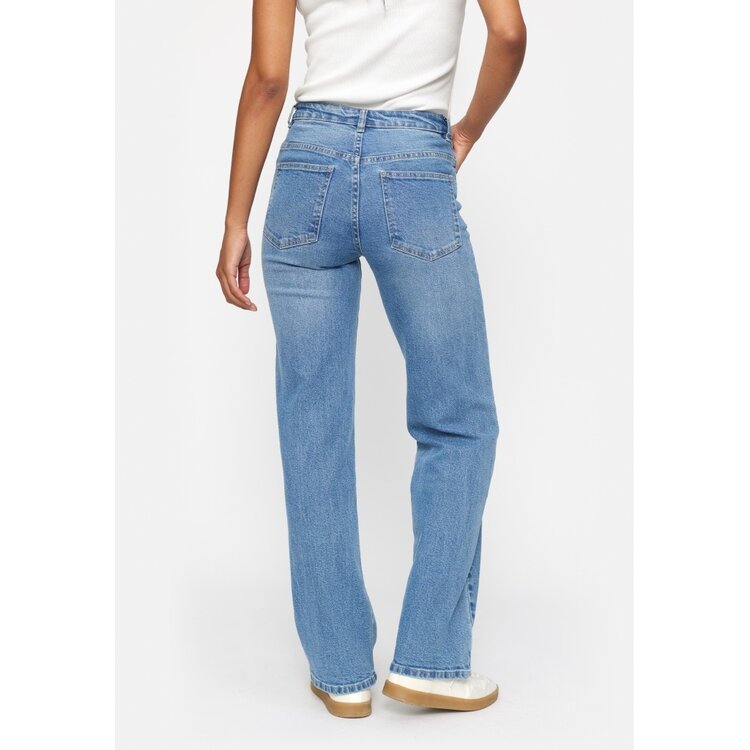 Soft Rebels Willa Midwaist Wide Jeans True Blue