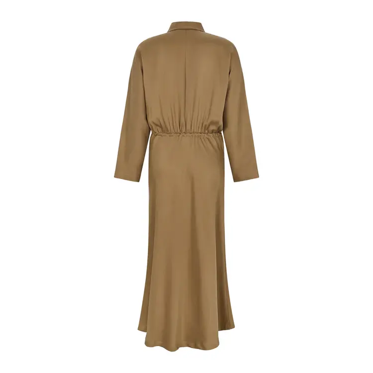 Soft Rebels Stormy Midi Dress Toasted Coconut