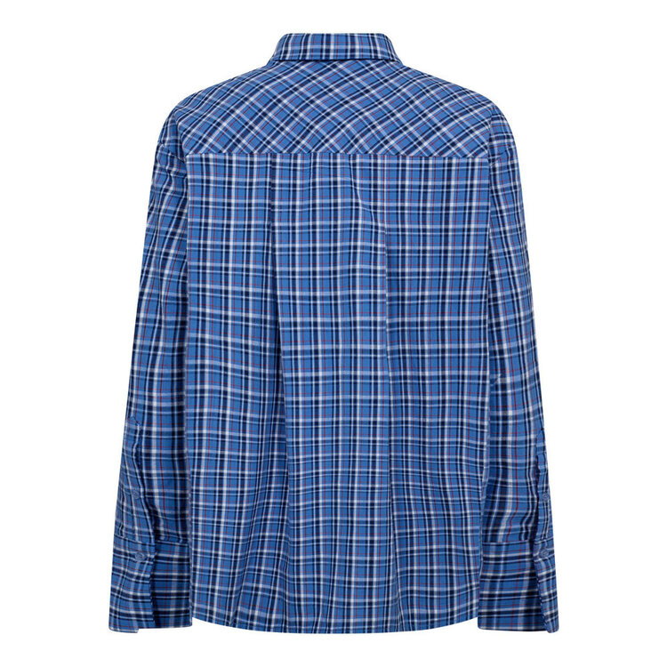 Co'Couture AngelicaCC Check Shirt Blue