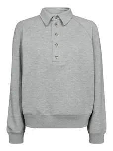 Co'Couture DengiCC Polo Sweat Pale Grey