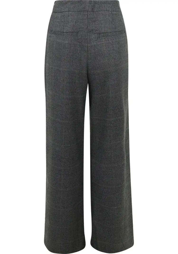 Haute L'Amitié Michelle Check Tailor Tie Pants Grey