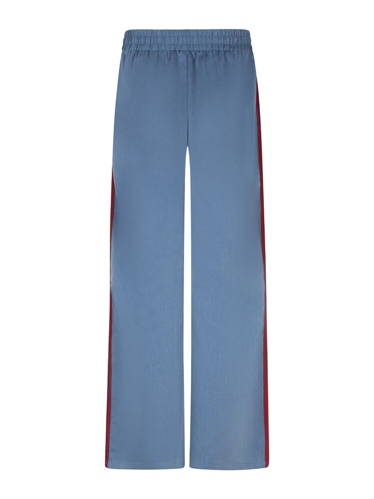 Ydence Pants Zizi Tall Denim Blue Burgundy