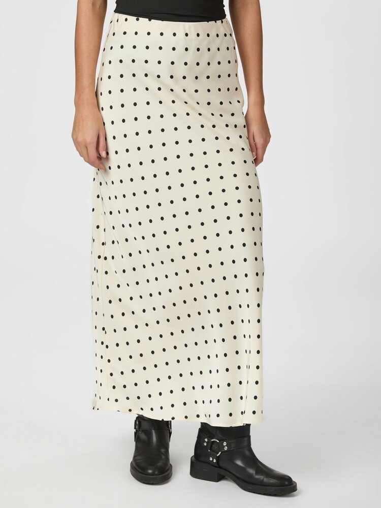 Neo Noir Viso Dot Skirt Creme