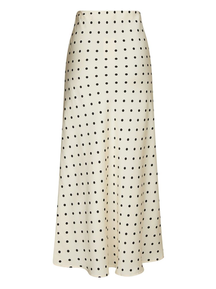 Neo Noir Viso Dot Skirt Creme