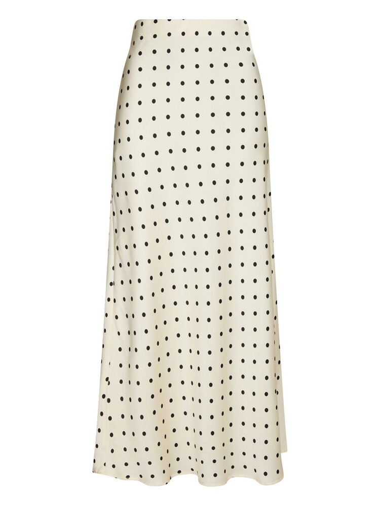 Neo Noir Viso Dot Skirt Creme