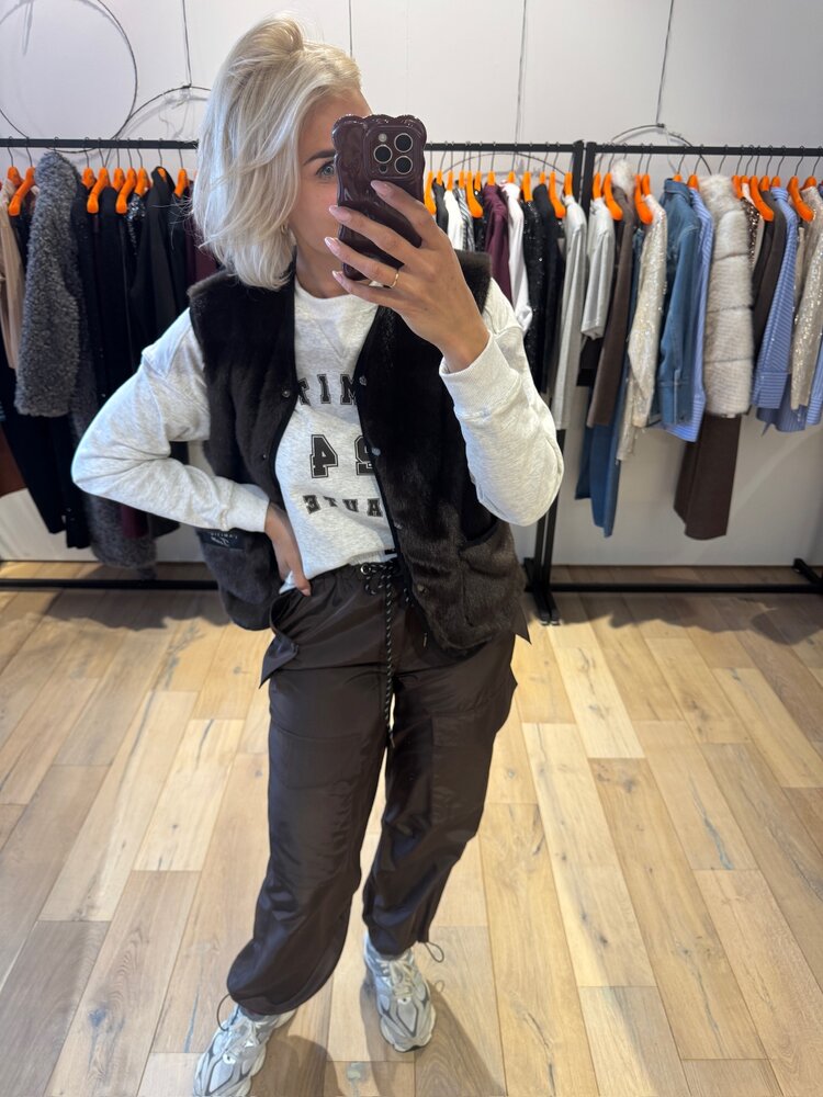 Haute L'Amitié Cargo Pull On Trouser Mocca