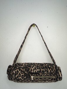 My Jewellery Panterprint schoudertas met vakjes en ritsen