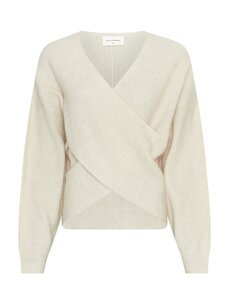 MSCH Zinelle Hope Wrap Pullover Fog Melange