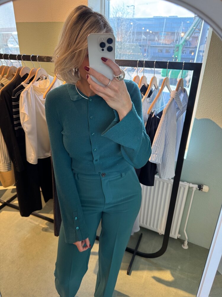 Modström HirokiMD Cardigan Bottle Green